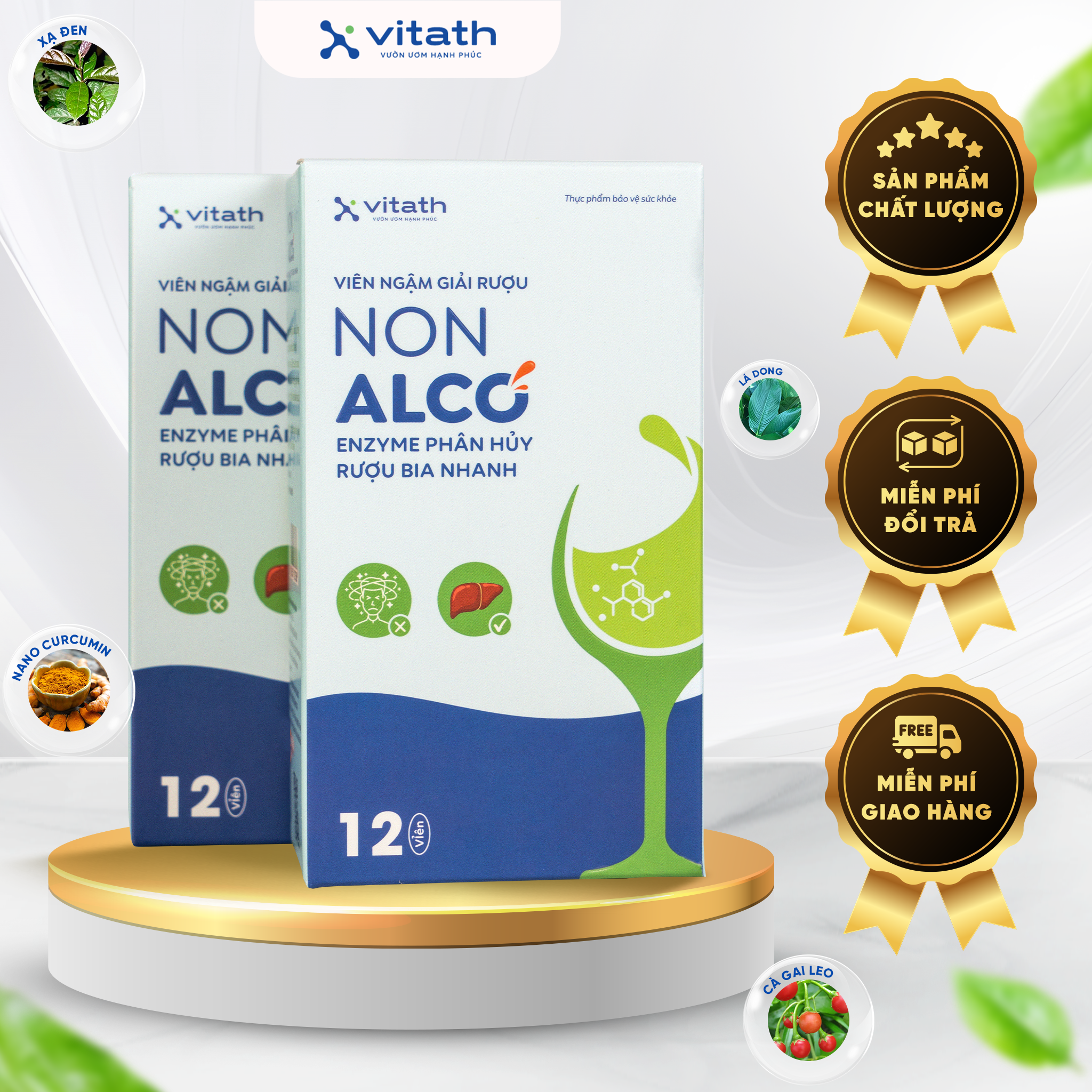 Viên ngậm giải rượu Non Alco 